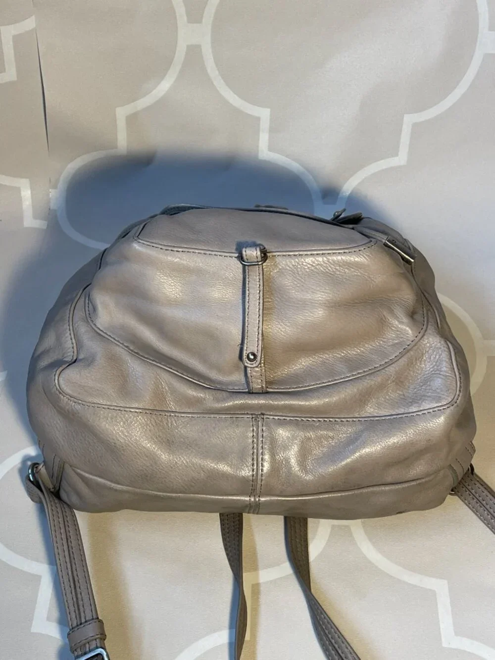 Lancaster Paris Leather Backpack | Made in France | Genuine Leather